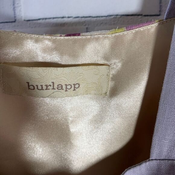 Anthro Burlapp Silk Mosaic Print Dress - Picture 3 of 3